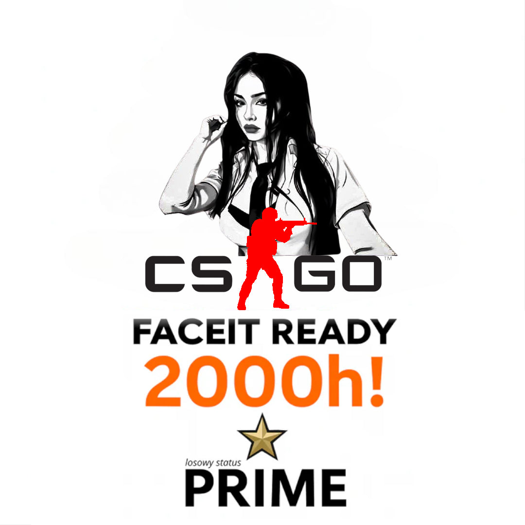Konto CS GO CS2 ♥ FACEIT Ready 2000h | Bez VAC ! Prime: możliwy bonus 24/7 [Gry]